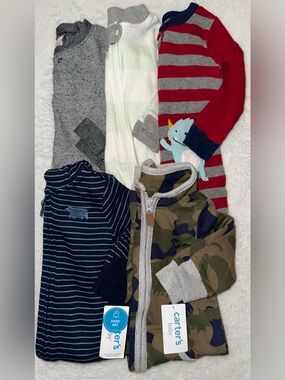 Bundle of Bodysuits- Boy (12 Mo)